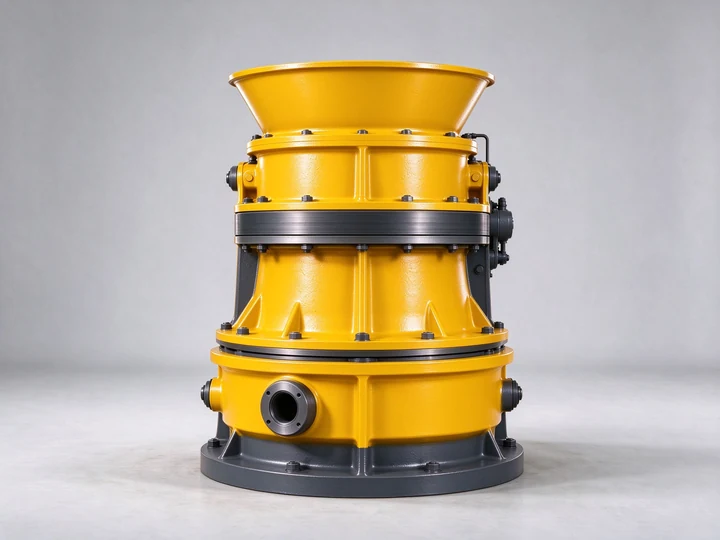 Supplied cone crusher image; exact model match pending