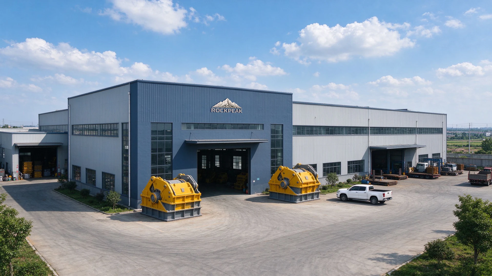 Supplied factory exterior; facility identity pending confirmation
