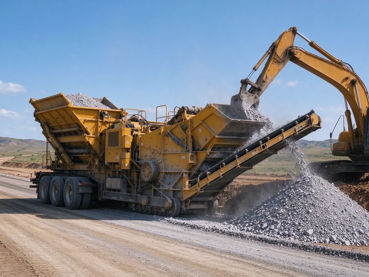 Supplied mobile plant image; exact model match pending